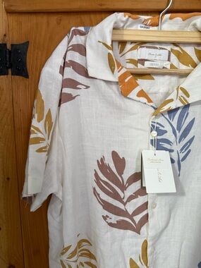 PORTER & ASH | linen blend shirt *NWT*